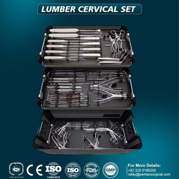 Cervical Lumbar Laminectomy Surgical Tools Set for Spine & Neurosurgery