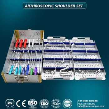 Arthroscopic Shoulder Instruments Set –Orthopaedic Arthroscopy Surgical Kit German Stainless Steel CE Certified