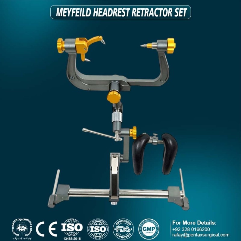 Mayfield Headrest Surgical Skull Clamp Retractor System Neurosurgery Instruments