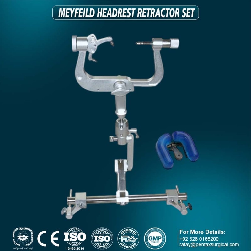 Mayfield Headrest Surgical Skull Clamp Retractor System Neurosurgery Instruments by pentax surgical