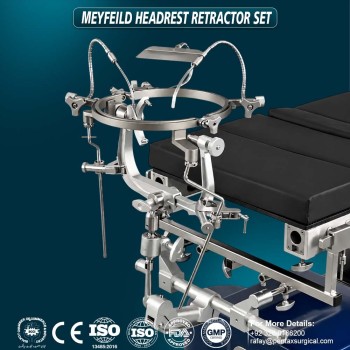 Mayfield Brain Complete Retractor System Stainless Steel Skull Mayfield set by pentax